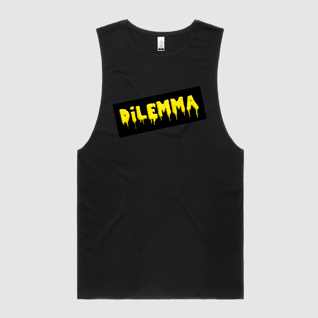 'DILEMMA' Embroidered Singlet